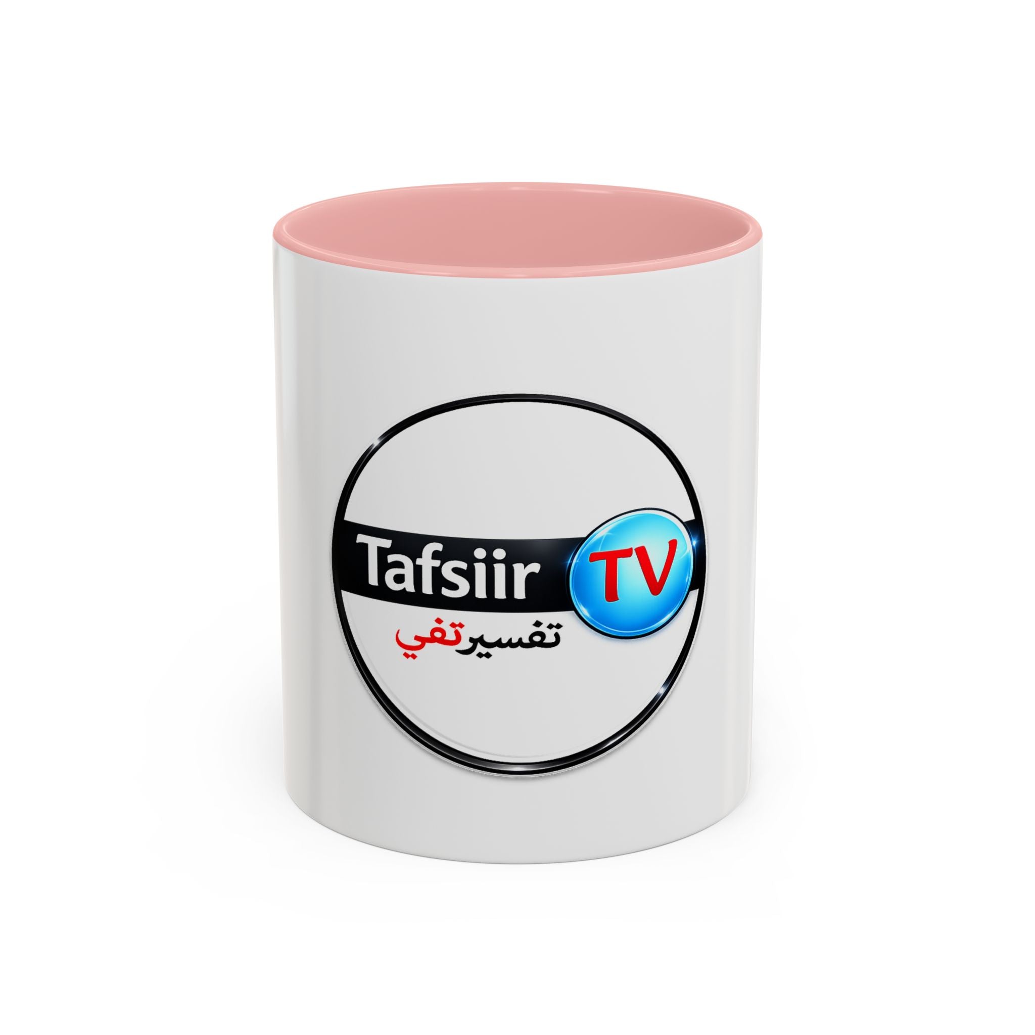 Tafsiir TV Accent Coffee Mug — Arabic Logo Ceramic Mug (11oz & 15oz)
